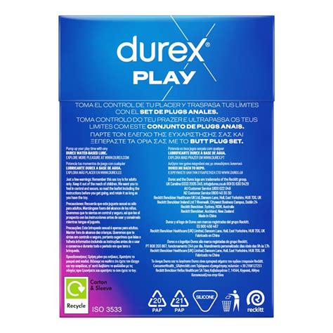 anal butt plug|Durex Anal Plug Set, 1 St dauerhaft günstig online kaufen